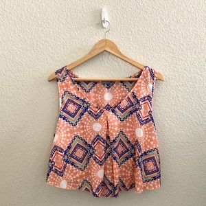 NWT Tribal Print Top - Size XL